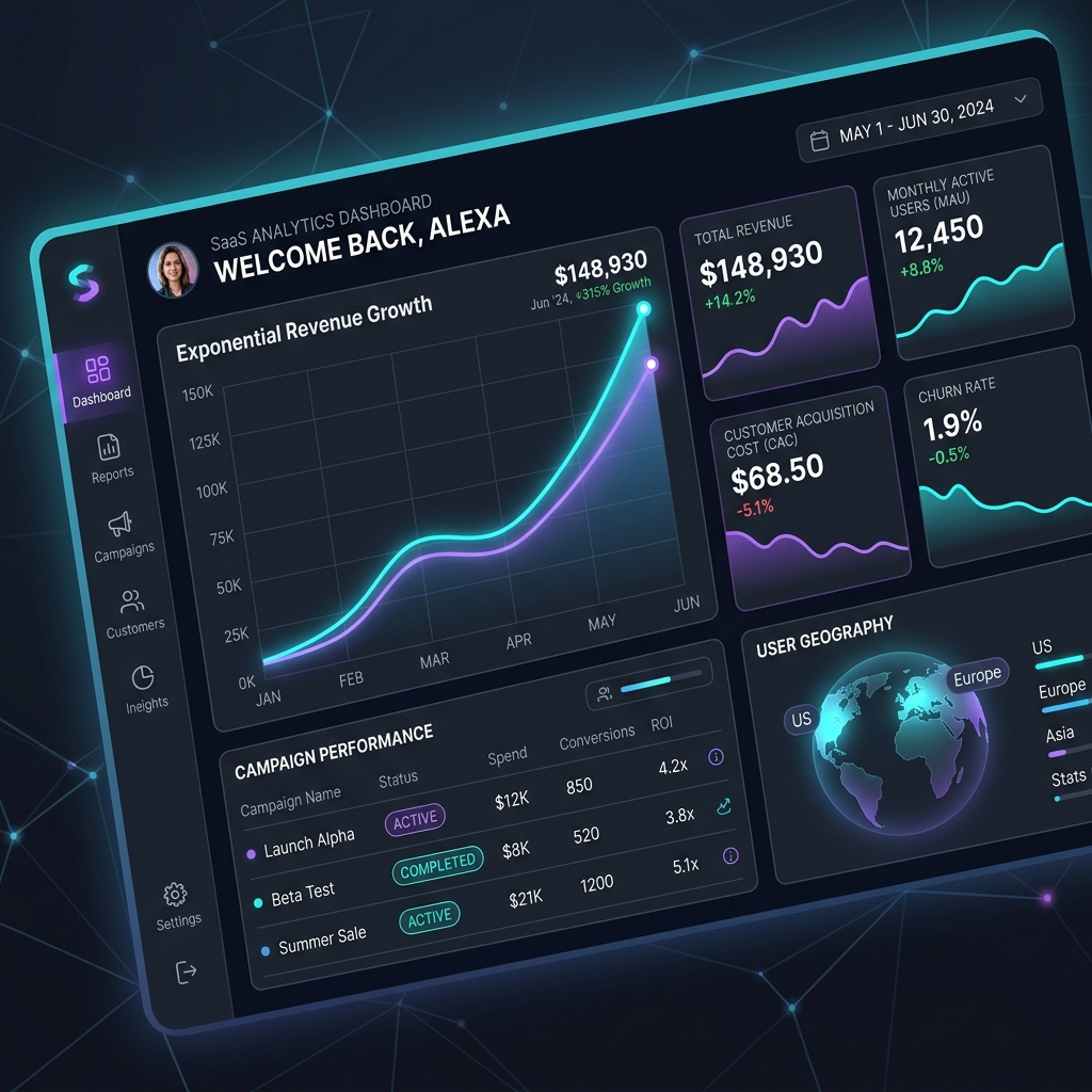 Bridging Square growth dashboard